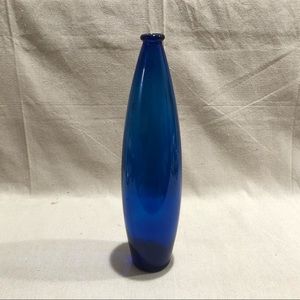 ⭐️ Tall Cobalt Blue Glass Vase
